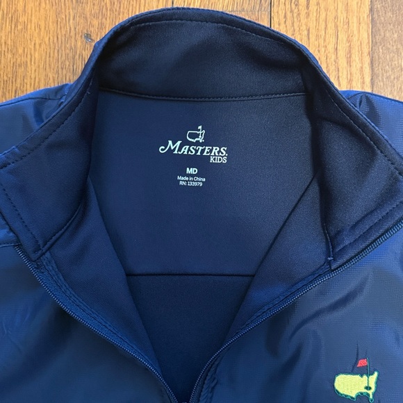Masters Golf Kids Navy Blue Vest Size Medium - Picture 3 of 5